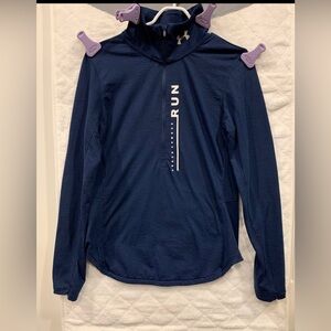 Women’s Under Armour Fitted Run HeatGear 1/2 zip Pullover XS